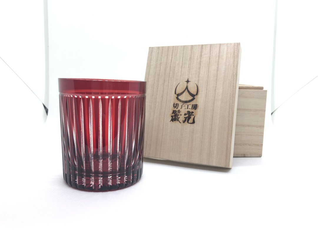 Bamboo forest rock glass - 玻璃杯 - 玻璃 红色