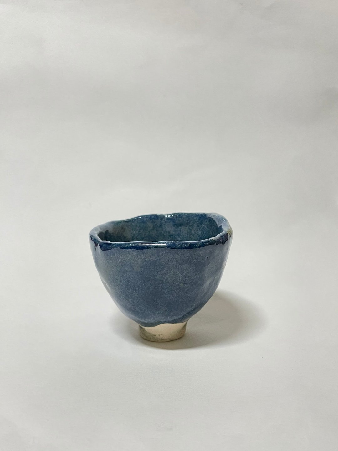 手捏海参釉茶杯 - 其他杯子 - 陶 蓝色