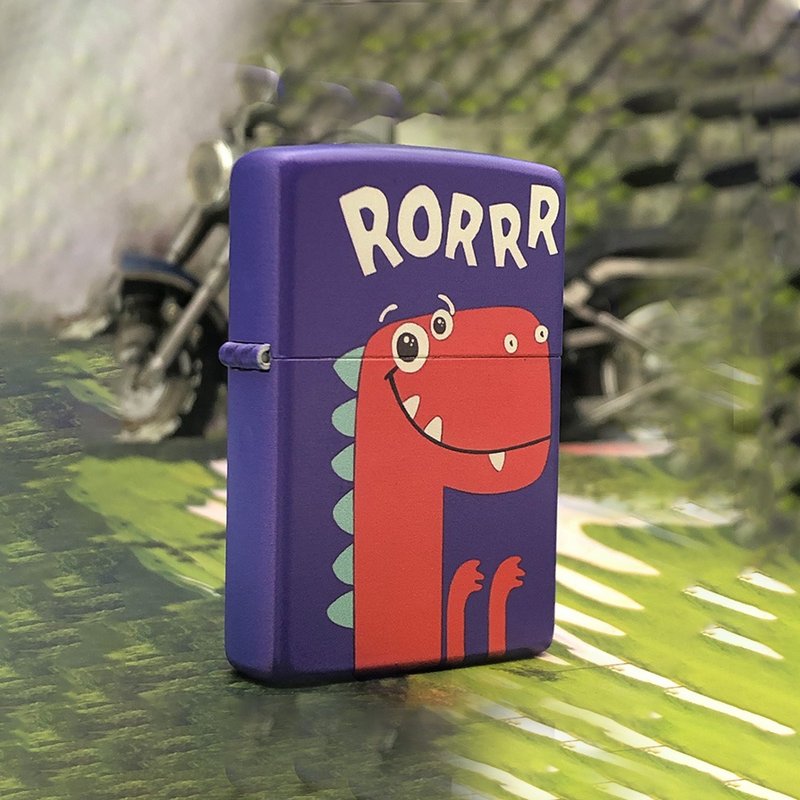 【ZIPPO官方旗舰店】小恐龙系列-紫色防风打火机 Z-013 - 其他 - 铜/黄铜 紫色