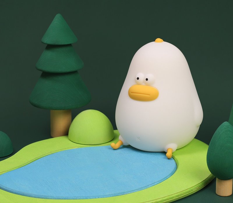 小肥鸡伴眠灯 CHICK NIGHT LAMP - 灯具/灯饰 - 塑料 黄色