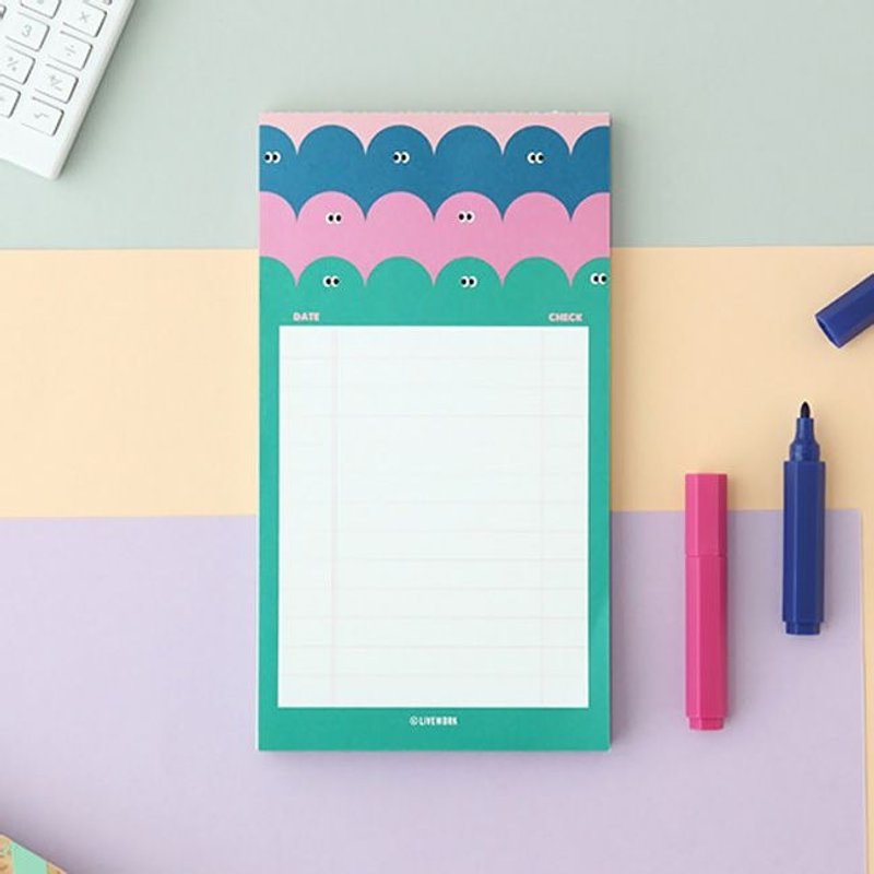 Livework-SomSom待办事项清单-彩虹波浪,LWK37149 - 便条纸/标签贴 - 纸 多色