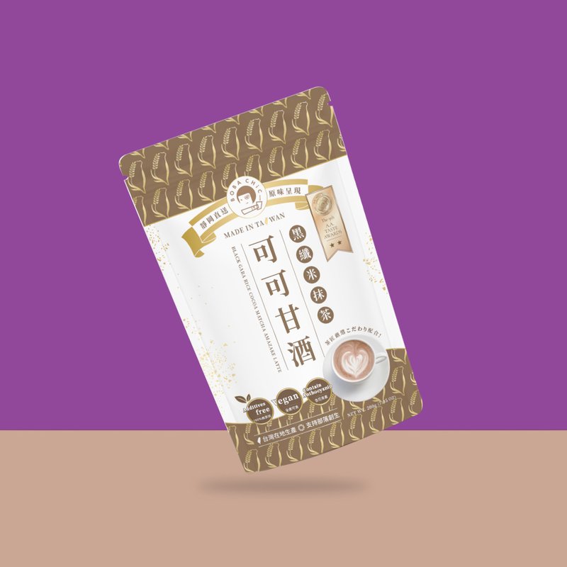 【天然有机】黑纤米抹茶可可甘酒(200g/袋) - 其他 - 新鲜食材 咖啡色