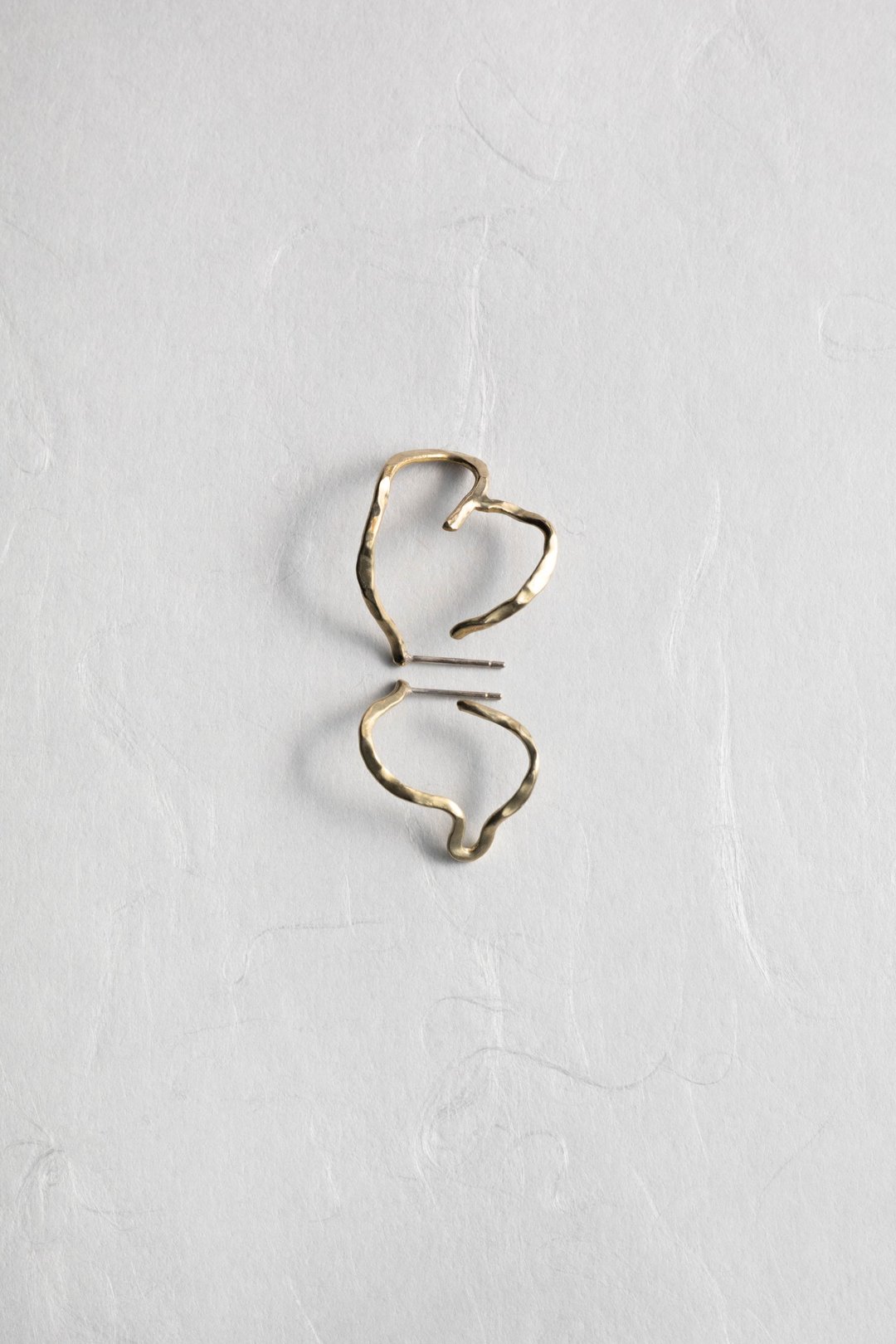 JUelry x ChouYi 人形耳环(金) - Human Earrings (gold) - 耳环/耳夹 - 铜/黄铜 金色