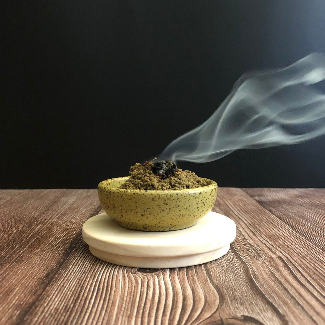 水先严选 - 薰香小陶碟 - 香薰/精油/线香 - 陶 卡其色