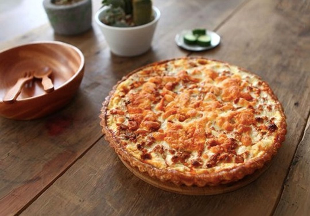 秘制韩式泡菜咸派 /可生酮 kimchi and pork Quiche - 咸派/甜派 - 新鲜食材 