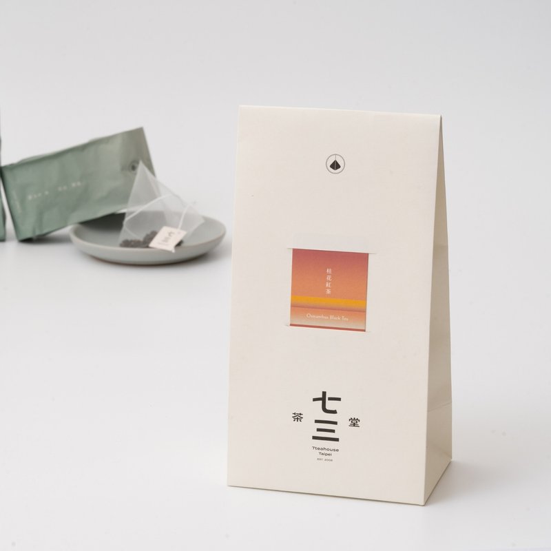 七三茶堂 立体茶包丨桂花红茶 24入–生活袋 - 茶 - 纸 白色
