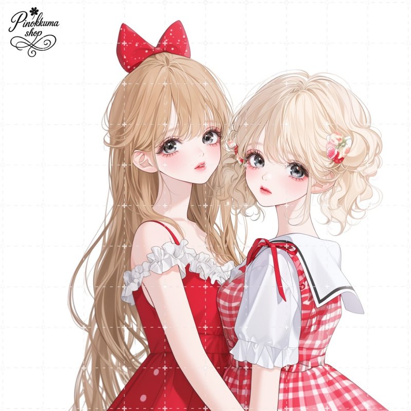 人物贴纸 女孩贴纸 拼贴素材 - 贴纸 - 纸 