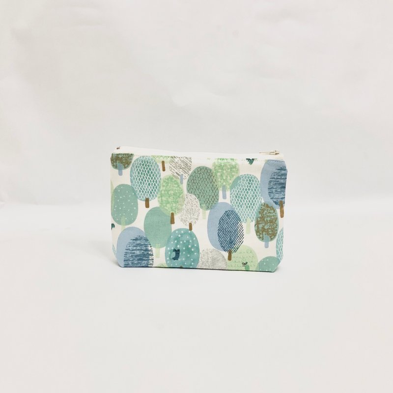 定制化选布-很多小树化妆包 收纳包 送礼 - 化妆包/杂物包 - 棉 多色