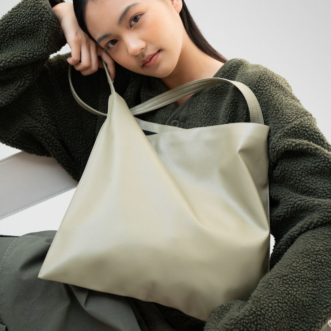HOBO LARGE - OLIVE / RUST 品牌 - 其他 - 人造皮革 卡其色