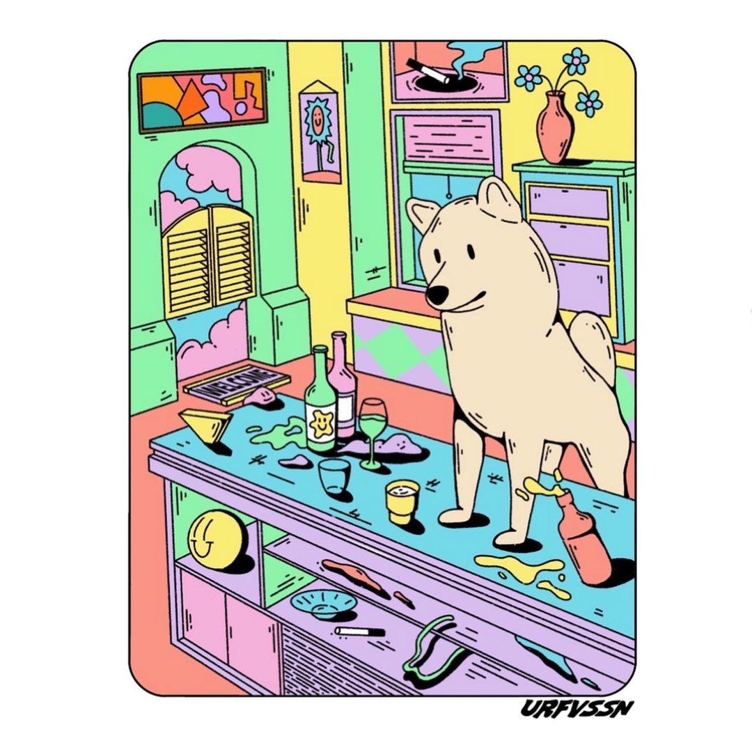 夏天的麒麟 I SHIBA INU CLUB 柴犬俱乐部 - 男装上衣/T 恤 - 棉．麻 