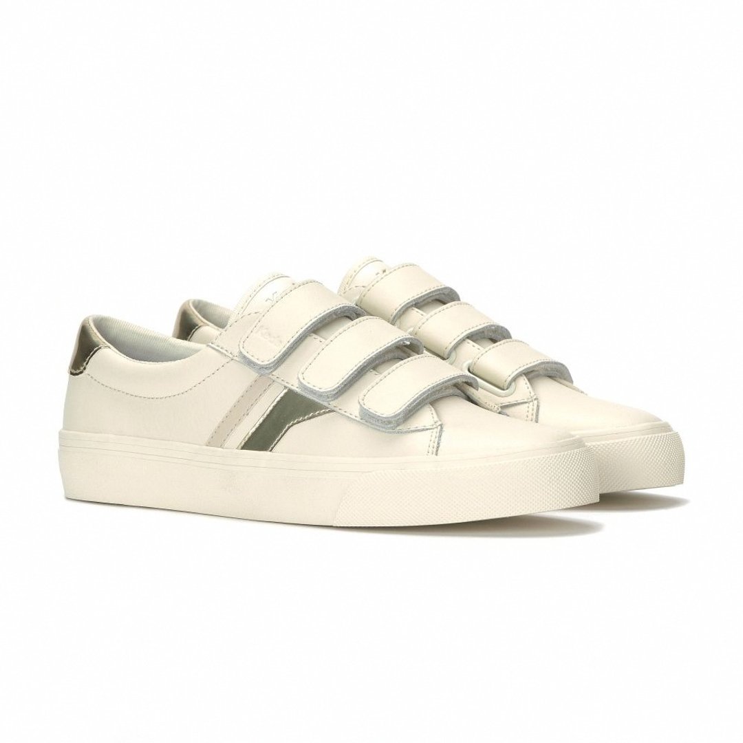Keds JUMP KICK V LEATHER RETRO LOGO 复古魔鬼毡休闲鞋 WH68937 - 女款休闲鞋 - 其他材质 