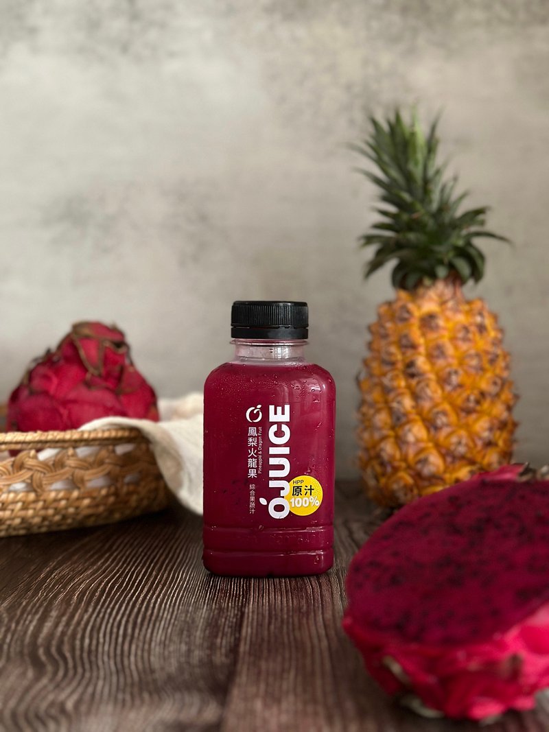OJUICE  凤梨火龙果综合蔬果汁 (6入) - 果汁/蔬果汁 - 新鲜食材 红色