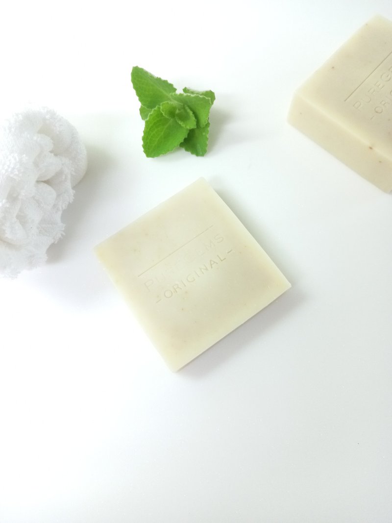 PUREGEMS  蜂胶。左手香甜杏仁。柠檬 薄荷。手工皂 || 大小任选 - 肥皂/手工皂 - 其他材质 绿色