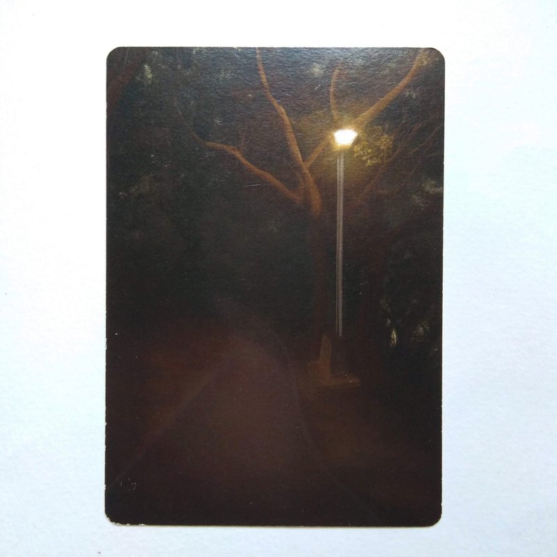 插画卡片 - 一个人的散步 - 卡片/明信片 - 纸 咖啡色