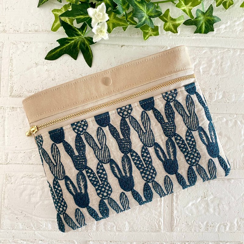 minä perhonen 兔子 化妆包 minaperhonen - 化妆包/杂物包 - 棉．麻 