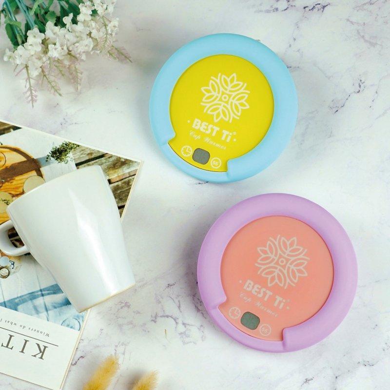 【USB马卡龙暖心杯垫】恒温55度 | 智慧触控设计 | 首选 圣诞礼物 - 杯垫 - 其他材质 多色