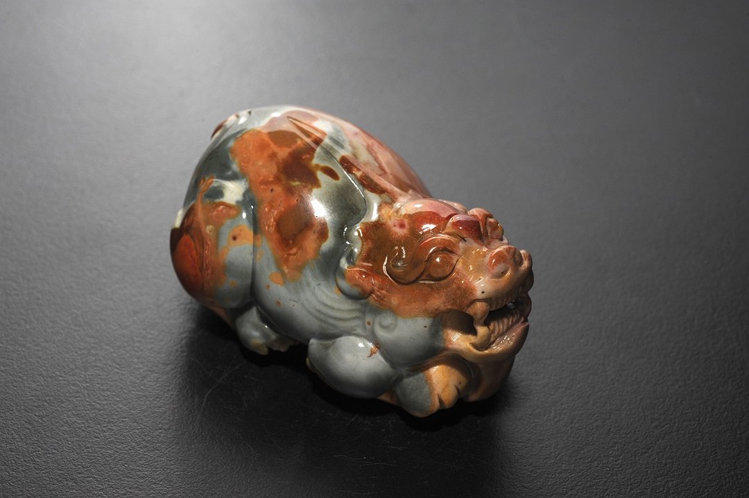 海洋碧玉貔貅  矿石/水晶/灵修/开运/招财/破煞/防小人n3 - 摆饰 - 宝石 
