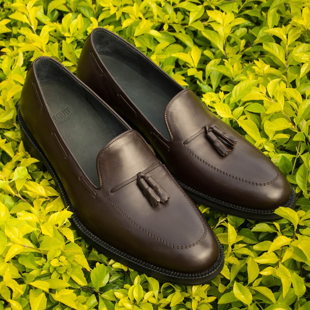 REGENT 素雅穗饰乐福鞋-咖/ Tassel Loafer-Brown - 男款皮鞋 - 真皮 咖啡色
