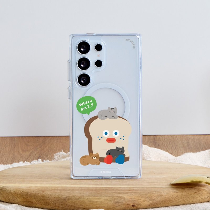 早午餐兄弟猫围吐司大哥防摔透明SAMSUNG手机壳 - 手机壳/手机套 - 塑料 多色