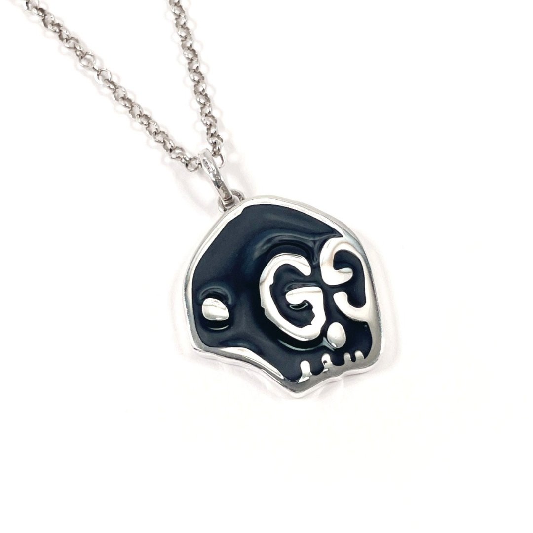 【日本直购 中古美品】Gucci GUCCI 项链 Gucci Ghost Skull 骷髅 925 银 饰品 珠宝 - 项链 - 纯银 银色