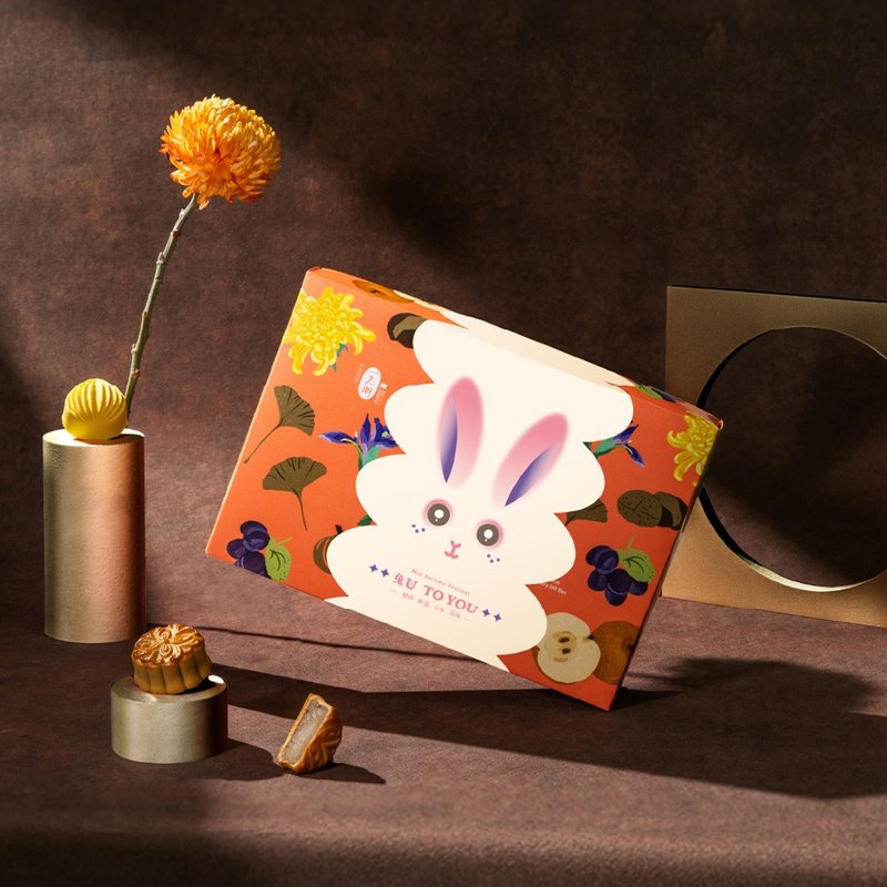 预购3盒包邮【一之乡】天地有大美之秋收玉兔中秋礼盒(注明到货日 - 蛋糕/甜点 - 新鲜食材 卡其色