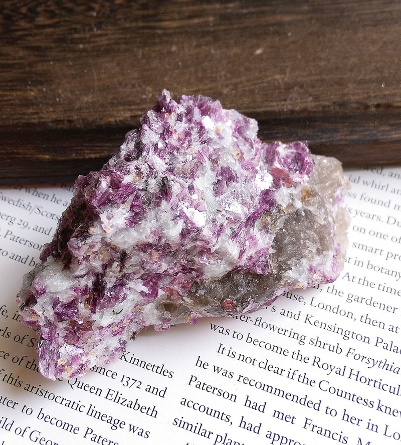 Lepidolite 坦桑尼亚产地 紫锂云母 锂云母 鳞云母 天然矿石 原矿 - 摆饰 - 其他材质 