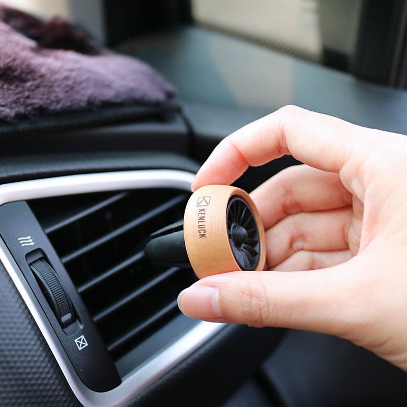 KENLUCK LIFESTYLE DIFFUSER 香氛风扇 (浅橡木) - 香薰/精油/线香 - 木头 卡其色