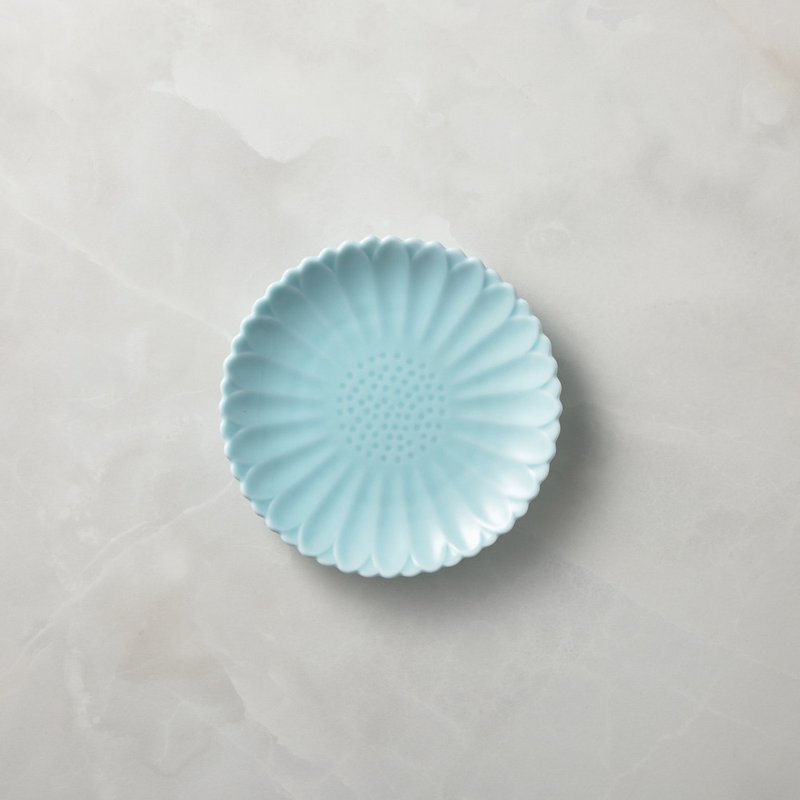 石丸波佐见烧 - 八重菊小盘 - 四款任选 - 12.5 cm - 盘子/餐盘/盘架 - 瓷 多色