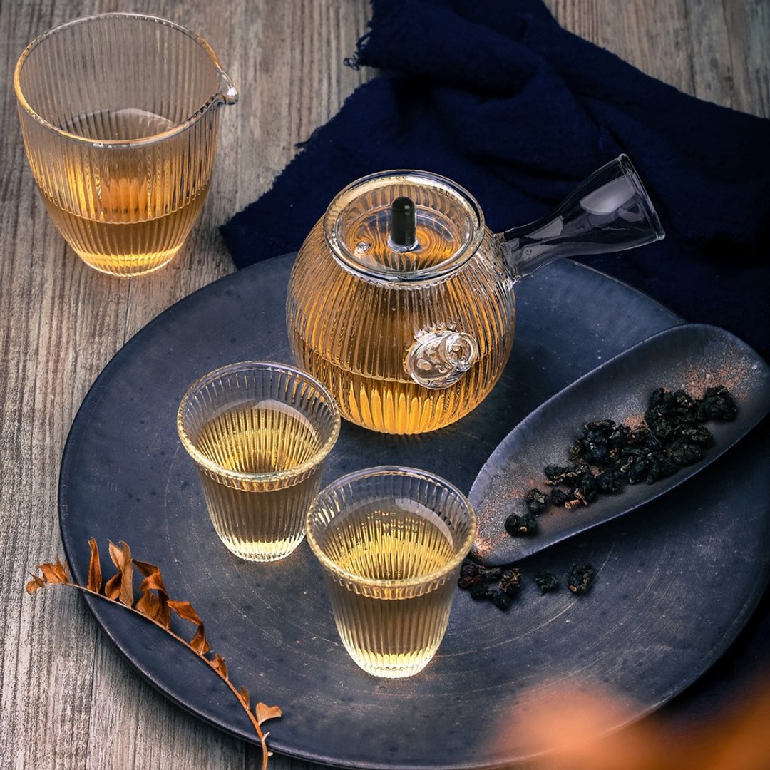 束光(急须壶+公杯+2单杯)4入礼盒 - 茶具/茶杯 - 玻璃 透明