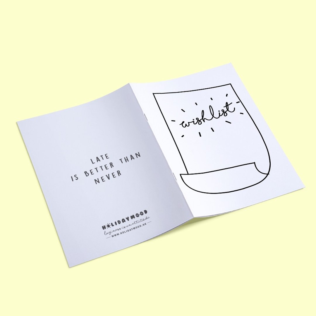 A5 插画笔记本 | Wish list - 笔记本/手帐 - 纸 
