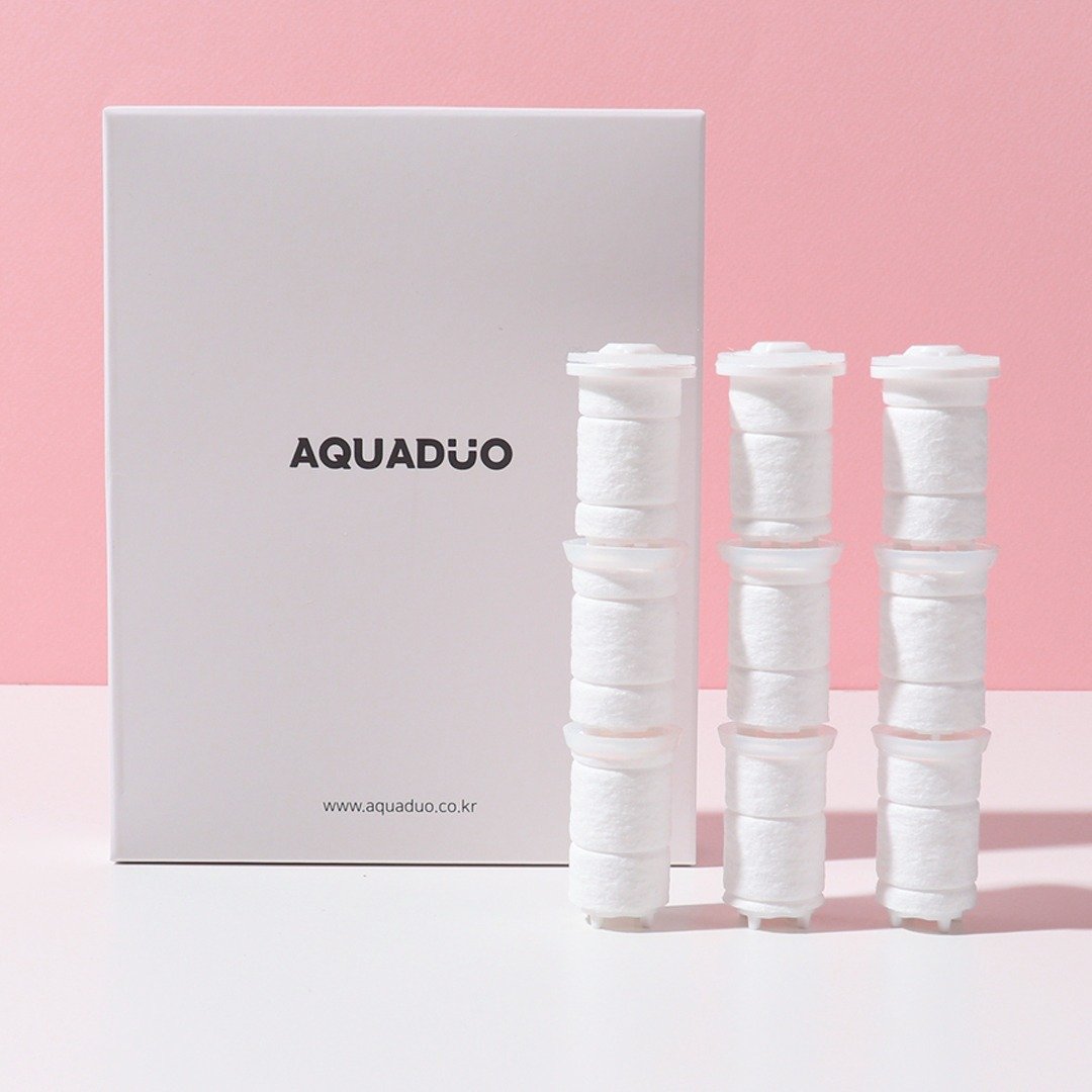 AQUADUO - 三层净水除杂质花洒滤芯 (3件装) 3STEP-R3 - 卫浴用品 - 其他材质 白色