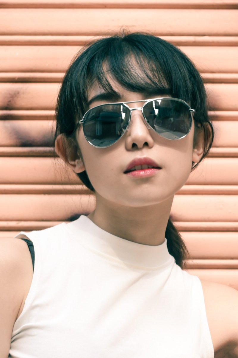 绯络(FILO) AVATAR 亮银飞行员墨镜 - 眼镜/眼镜框 - 其他金属 银色