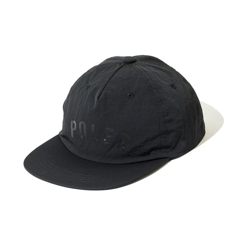 日本限定POLER STATE NYLON CAP 风格尼龙帽 / 黑 - 帽子 - 尼龙 黑色