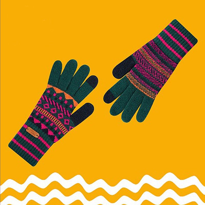 女孩寓所 :: wiggle wiggle 羊毛触控手套-disco dancing - 手套 - 羊毛 多色