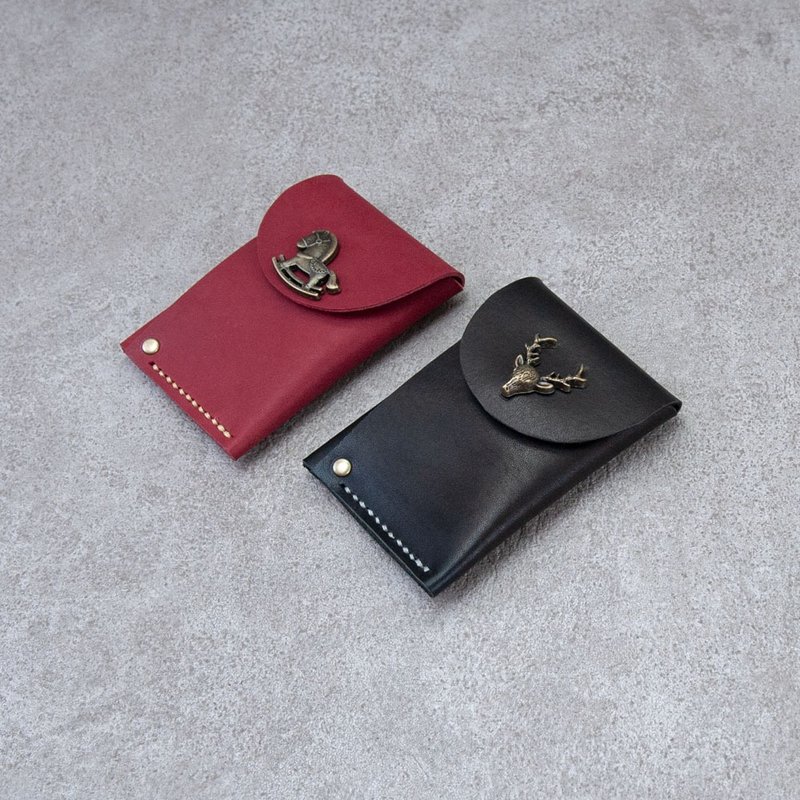 直式名片夹 皮套 卡片夹 台中课程 审计店 - 皮件 - 真皮 