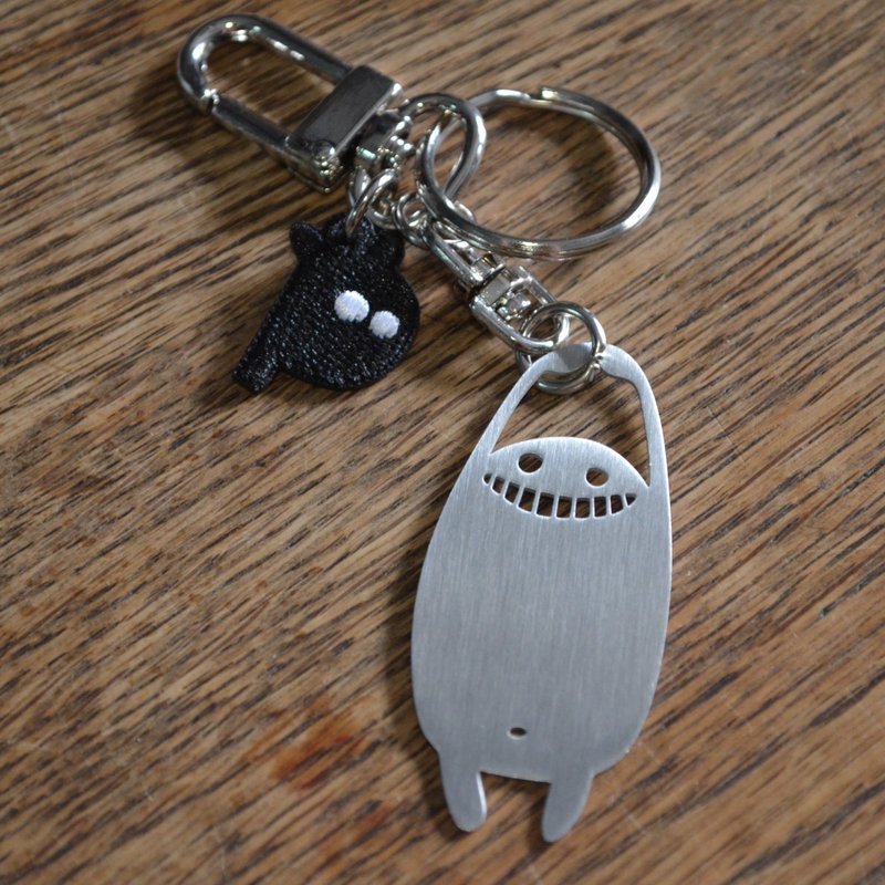 我爱跳芭蕾 ·不锈钢吊饰/钥匙圈  交换礼物 英国设计 - 钥匙链/钥匙包 - 不锈钢 银色