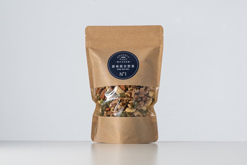 谷卡卡 NO.1 无调味综合坚果 (腰果 杏仁 核桃 南瓜籽) 300G - 坚果 - 新鲜食材 