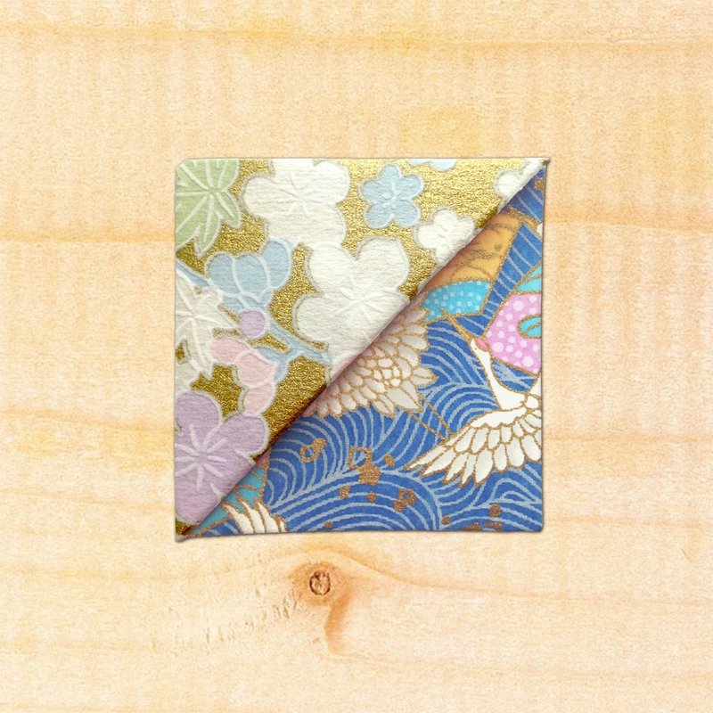 花角书签 -日本进口和纸 / 手工书签-bookmark#051 - 书签 - 纸 