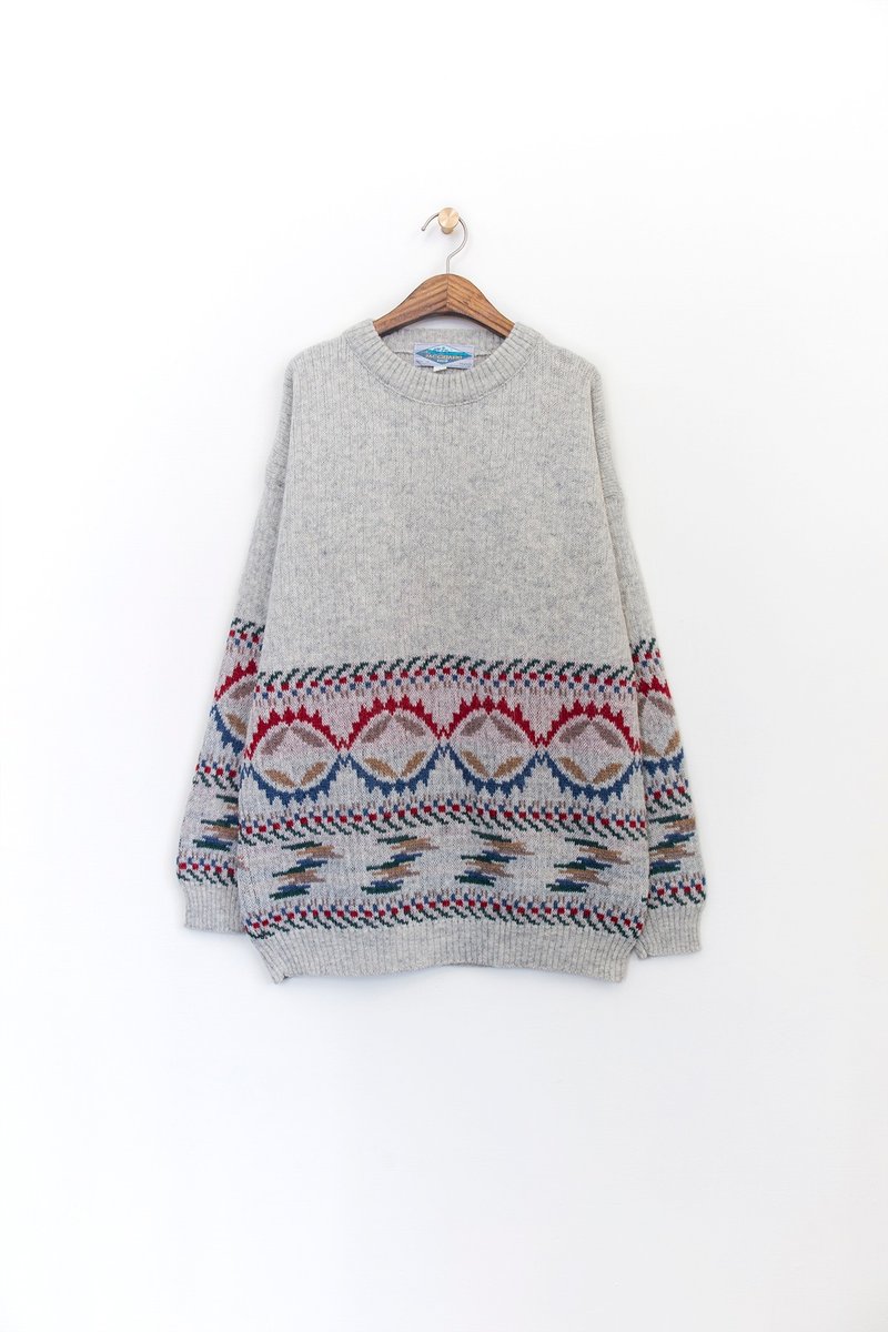 Banana Flyin' Vintage    法国制  古着 慵懒套头毛衣 - 女装上衣 - 棉．麻 