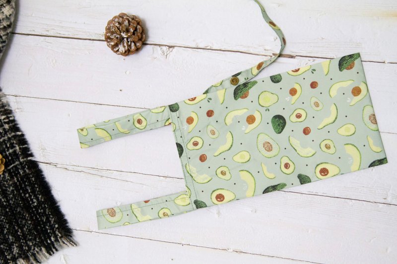 【Gi LAI】环保饮料/食物提袋 -酪梨果实 - 随行杯提袋/水壶袋 - 防水材质 绿色