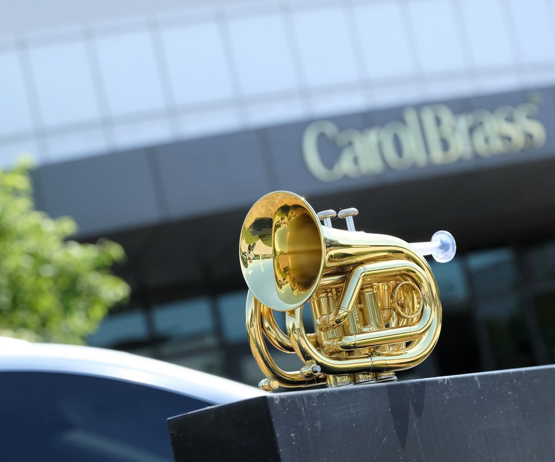 【实体门市/官网限定】【迷你系列】CarolBrass  迷你小号/降B调 - 吉他/乐器 - 铜/黄铜 金色