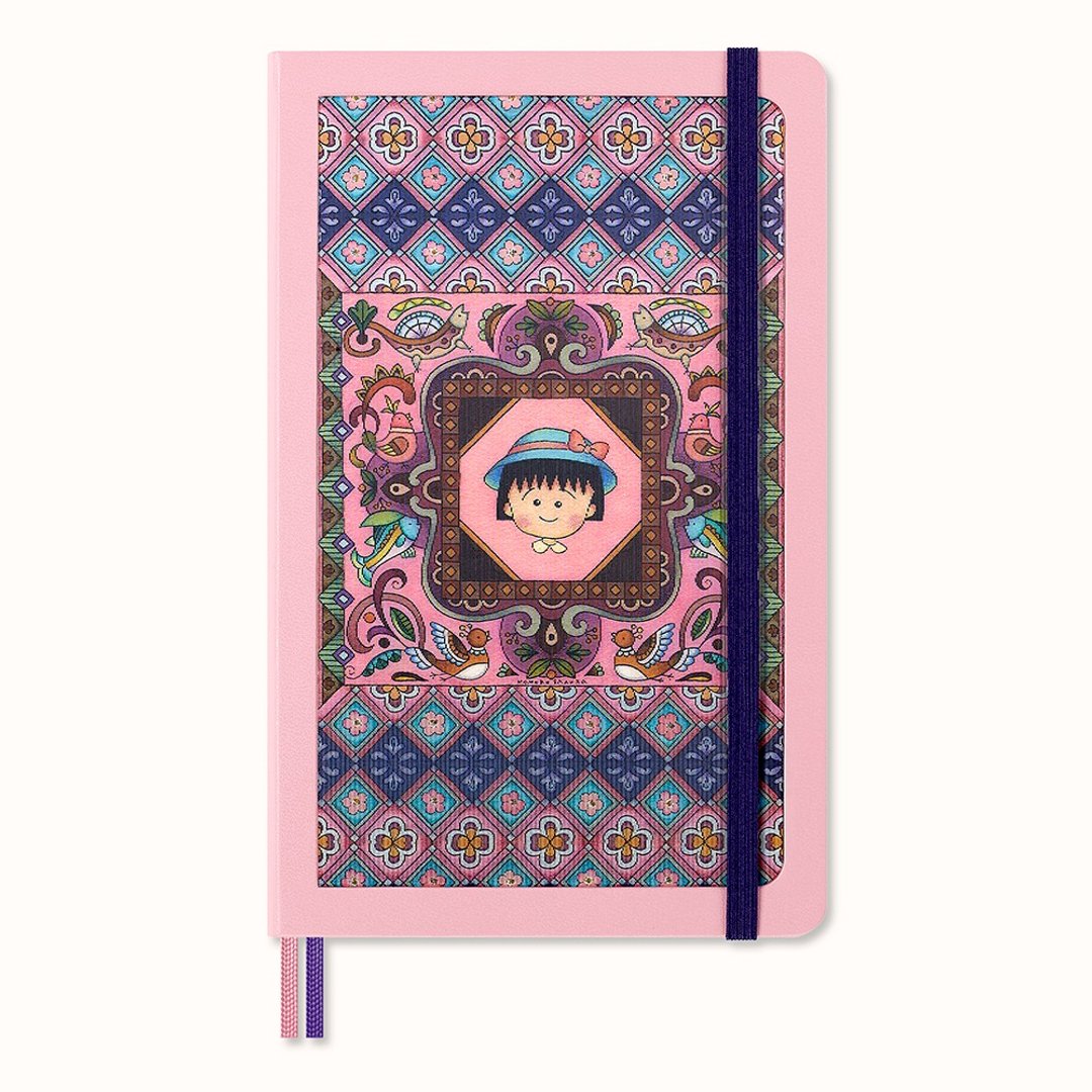 _勿上架_MOLESKINE 樱桃小丸子樱花笔记本-L型横线 附设计贴纸及 - 笔记本/手帐 - 纸 粉红色