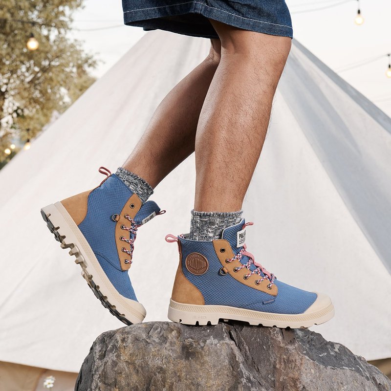 【周年庆】PALLADIUM RETRO HIKER日本限定配色防水靴77320 - 女款休闲鞋 - 其他材质 多色