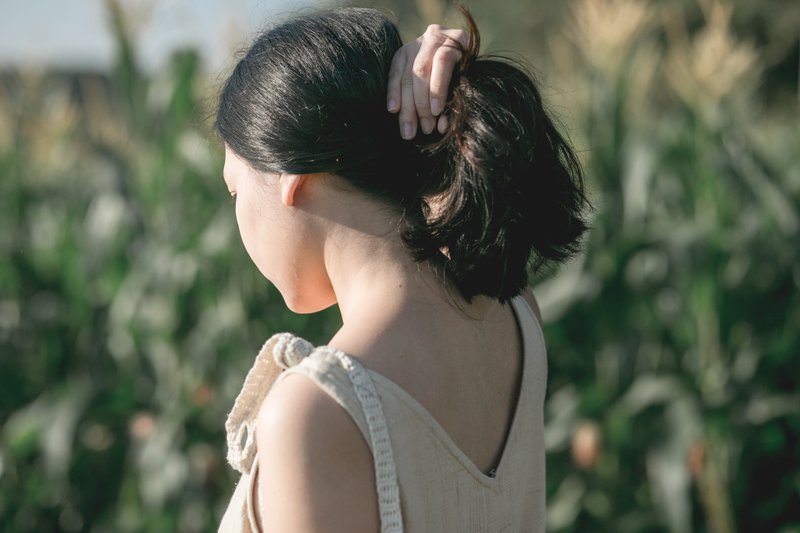 eggnog dress | handwoven wood bark dyed cotton | - 洋装/连衣裙 - 棉．麻 卡其色