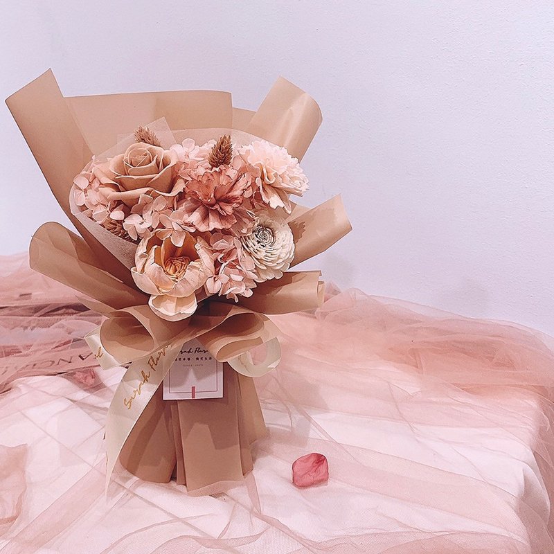 母亲节特辑-铭记点滴 - 干燥花/捧花 - 植物．花 粉红色