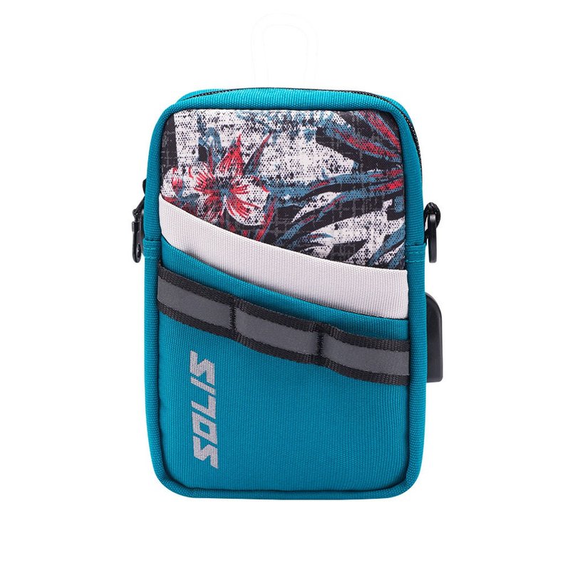 【福利品出清】Solis反光骷髅系列随身包-织锦红- (无附长背带) - 侧背包/斜挎包 - 聚酯纤维 