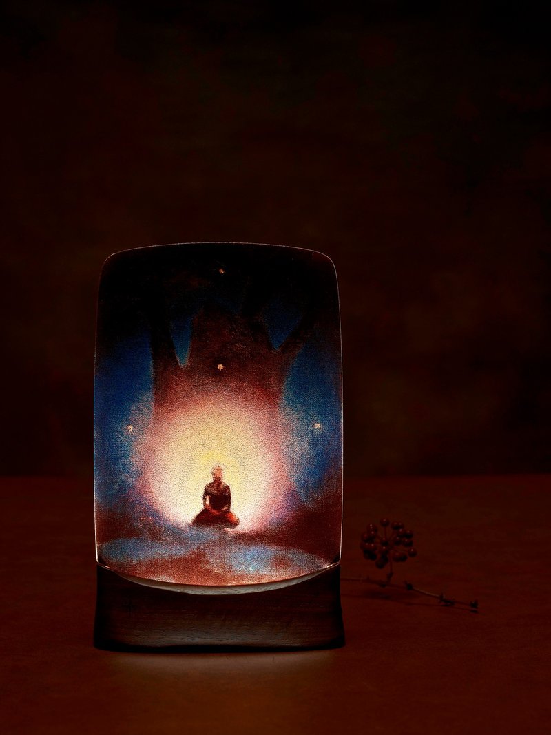 静-禅定 - 灯具/灯饰 - 木头 咖啡色