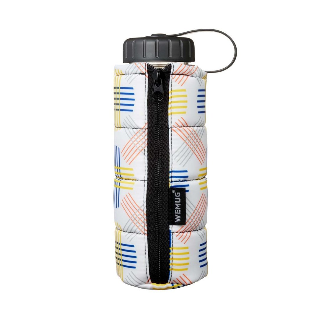热销 白色简洁 礼物 羽绒外套 水瓶 水壶 500ml- 白色条子 (套装) - 水瓶/水壶 - 塑料 白色