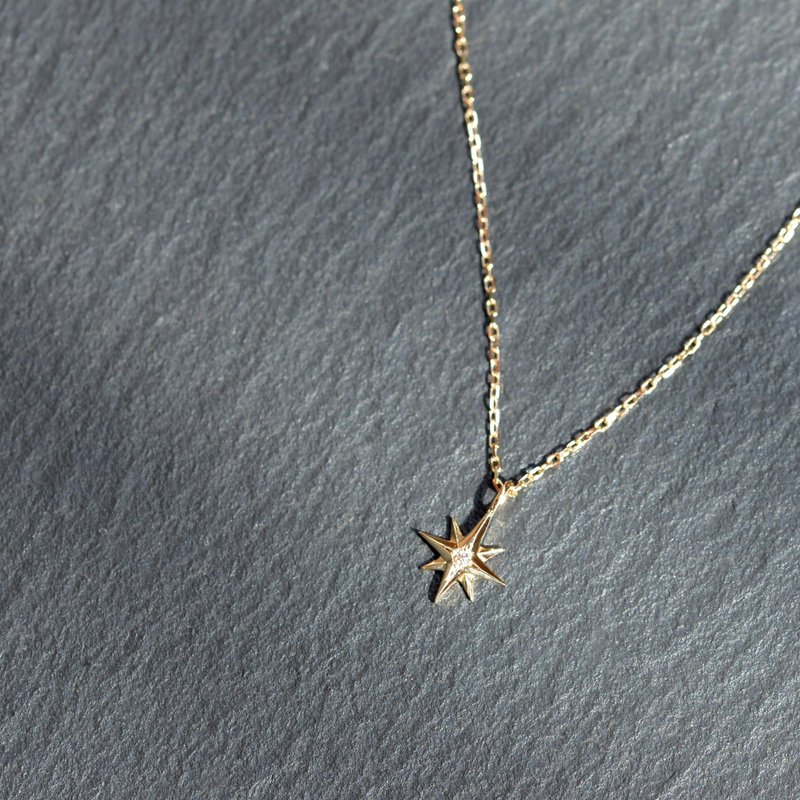 TOP K18YG×链条 K18YG×钻石 0.007ct Sirius - 项链 - 其他金属 金色