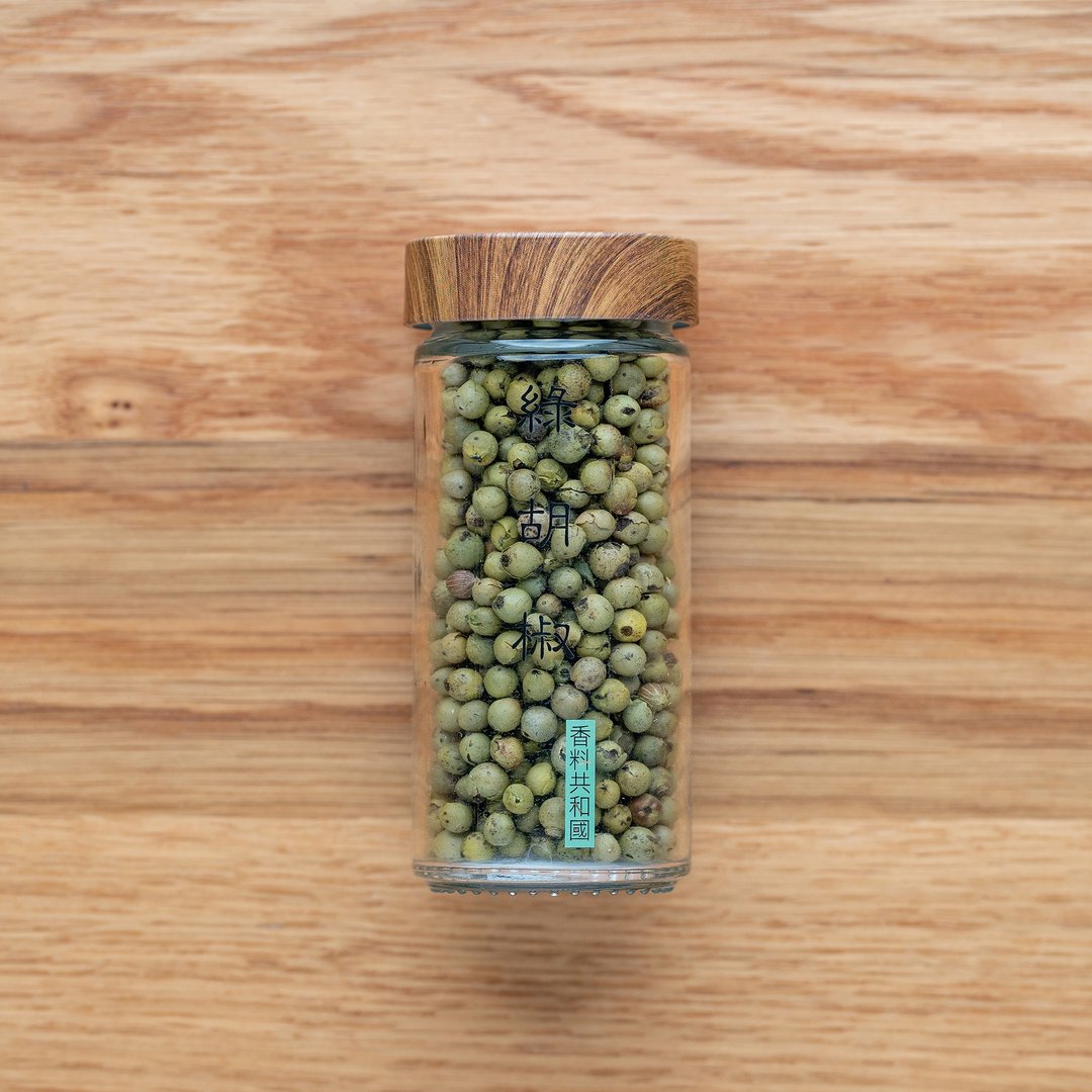 绿胡椒原粒 Green Pepper - 酱料/调味料 - 玻璃 绿色